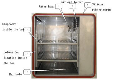درجة الحرارة للبرمجة الرطوبة اختبار غرفة شاشة LCD لوحة الفولاذ المقاوم للصدأ