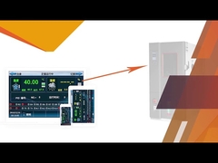 غرفة اختبار درجة الحرارة والرطوبة القابلة للبرمجة شاشة LCD لوحة من الفولاذ المقاوم للصدأ